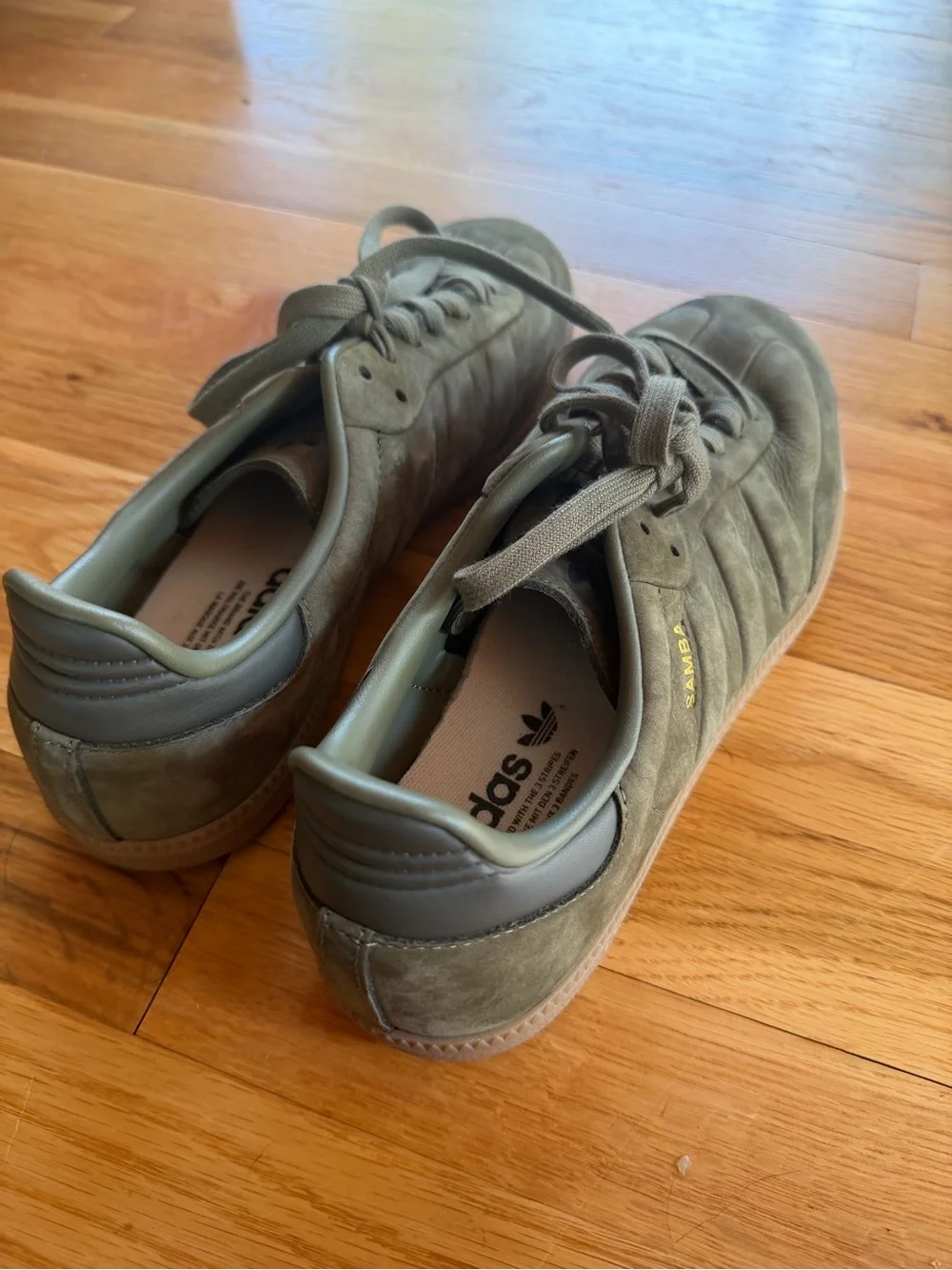 Men's Adidas Leather Samba Sneakers